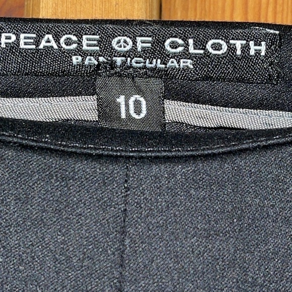 PEACE OF CLOTH BLACK  PARTICULAR ANKLE SLIT PANT Sz. 10 - Picture 3 of 8